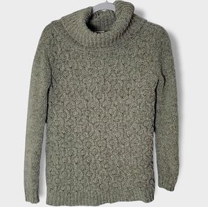 Moon and Madison Super Soft Textured Knit Loose Turtleneck Sweater Size XS